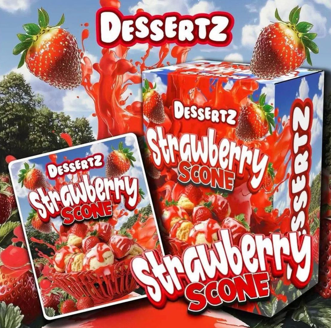 Dessertz Strawberry Scone